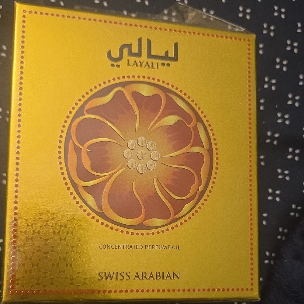 Swiss Arabian Layali Perfume Oil in Yellow Box